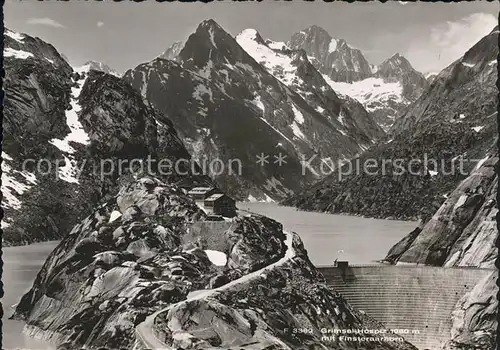 Grimsel Pass Grimsel Hospiz mit Finsterahorn / Grimsel /Rg. Innertkirchen