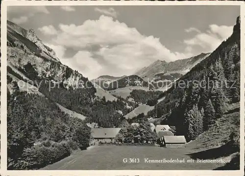 Emmental Region Kemmeribodenbad mit Brienzer Rothorn Kat. Hasle Burgdorf