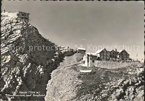 Saentis AR Observatorium Berghotel Kat. Saentis