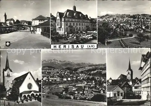 Herisau AR Stadt Kirche Kat. Herisau