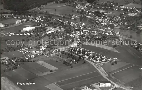 Mellingen AG Fliegeraufnahme Kat. Mellingen