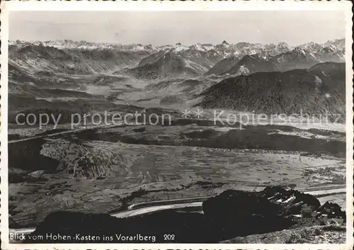 Saentis AR Hohen Kasten Vorarlberg Kat. Saentis