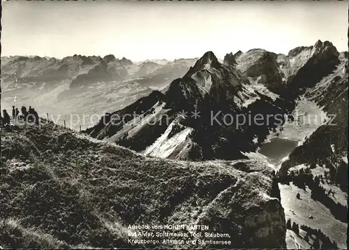 Saentis AR Hohen Kasten Alvier Spitzmeilen  Kat. Saentis