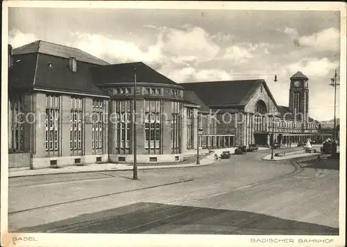 Basel BS Badischer Bahnhof Kat. Basel