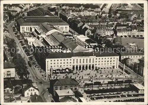 Basel BS Mustermesse Fliegeraufnahme Kat. Basel