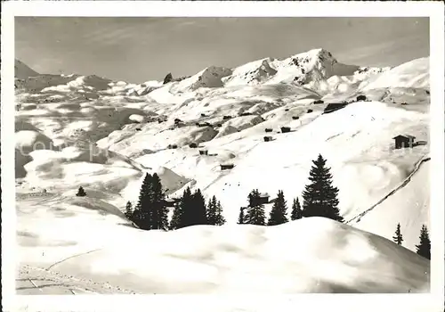 Arosa GR Hoerali Skigebiet Kat. Arosa