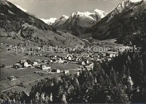 Klosters GR Silvretta Fliegeraufnahme Kat. Klosters