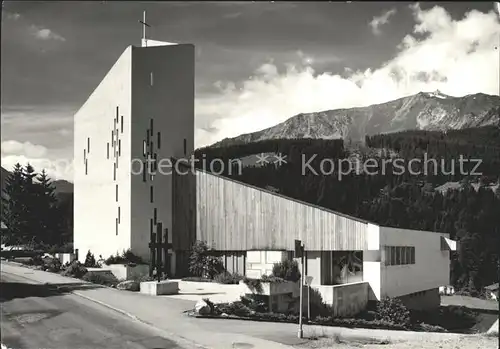 Klosters GR Katholische Kirche Kat. Klosters