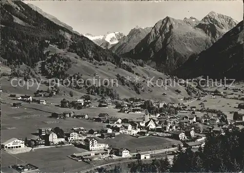 Klosters GR Fliegeraufnahme Silvretta Kat. Klosters