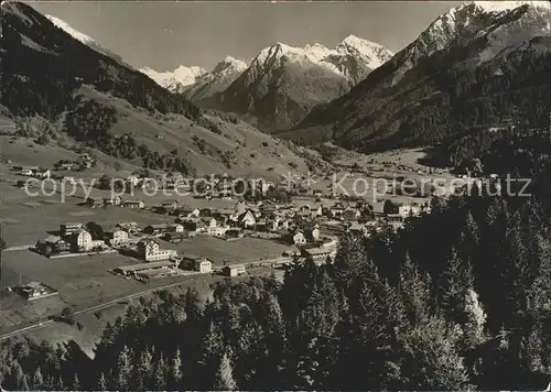Klosters GR Silvrettagruppe Fliegeraufnahme Kat. Klosters