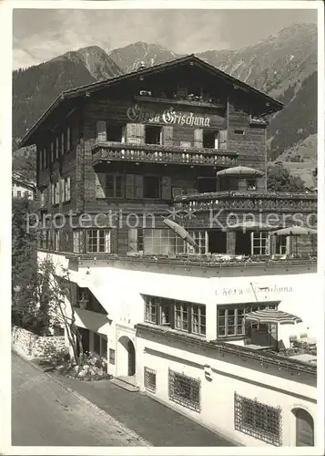 Klosters GR Privathotel Grischuna Kat. Klosters