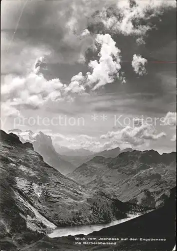 Engstlenalp BE Blick vom Jochpass Engstiensee / Innertkirchen /Bz. Oberhasli