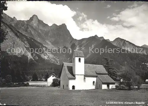 Luziensteig Kapelle Alpenblick