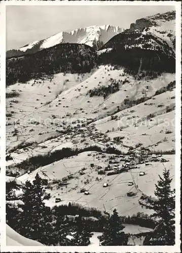 Amden SG Gesamtansicht Wintersportplatz Appenzeller Alpen Kat. Amden