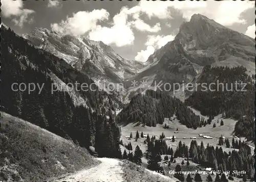 Obertoggenburg Alpli mit Saentis Appenzeller Alpen