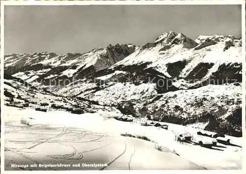 Miraniga Panorama mit Brigelserhoerner und Oberalpstock