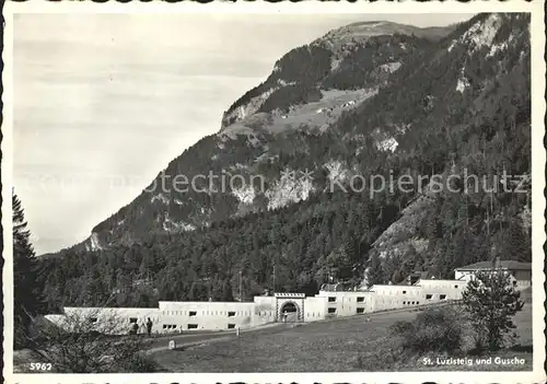 St Luzisteig und Guscha Pass Kat. Flaesch