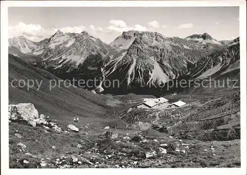 Arosa GR vom Carmenna Pass Kat. Arosa