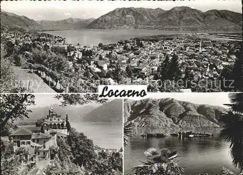 Locarno Panorama Madonna del Sasso Isole di Brisago / Locarno /Bz. Locarno