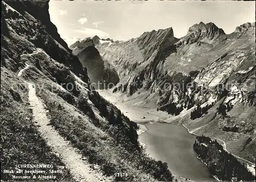 Saentis AR Schrennenweg Messmer Attenalp Kat. Saentis