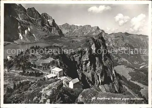 Engelberg OW mit Truebsee und Juchtipass Kat. Engelberg