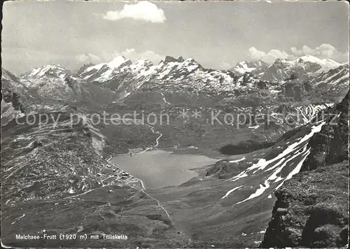 Frutt Melchsee Hotel Kurhaus Frutt mit Titliskette Kat. Melchsee Frutt