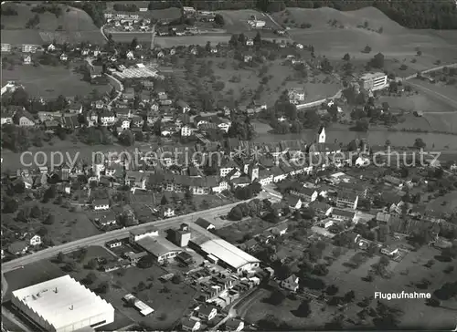 Mellingen AG Fliegeraufnahme Kat. Mellingen