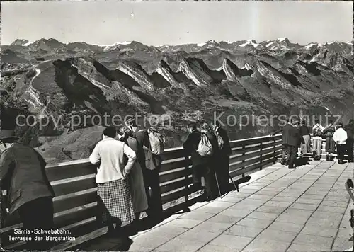 Saentis AR Gipfelplattform Buffet Schwaegalp Kat. Saentis