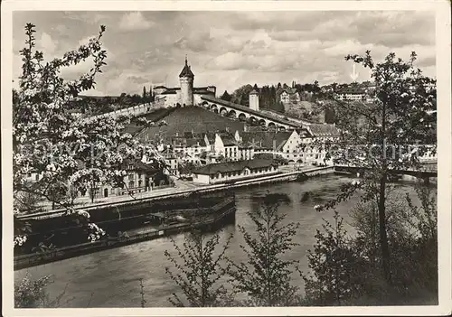 Schaffhausen SH Festung Munot Wahrzeichen Rheinbruecke Kat. Schaffhausen