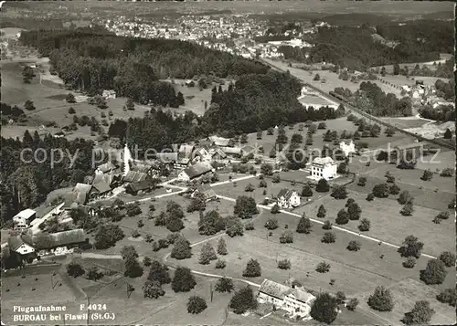 Burgau Flawil Fliegeraufnahme Kat. Flawil