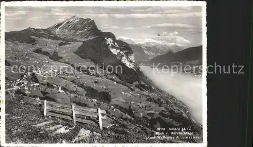 Amden SG Walensee Leistkamm Kat. Amden