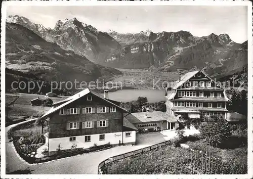 Amden SG Kurhaus Bergruh Walensee Glarneralpen Kat. Amden