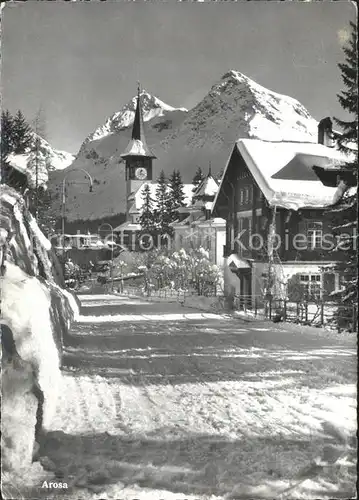 Arosa GR Winter Strassenpartie Kat. Arosa