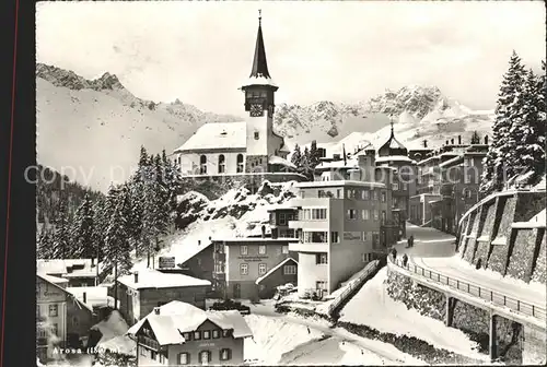 Arosa GR Ortsblick Kat. Arosa