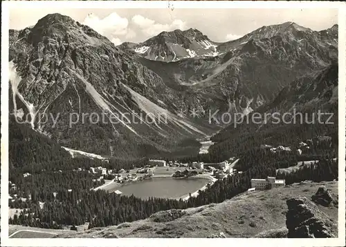 Arosa GR Obersee Valbella und Schiesshorn Kat. Arosa