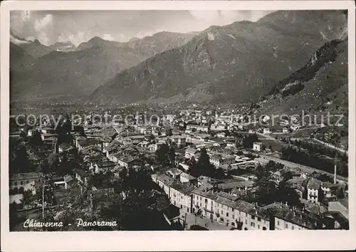 Chiavenna Panorama Kat. Italien