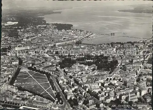 Geneve GE Vue aerienne Lac Leman Kat. Geneve