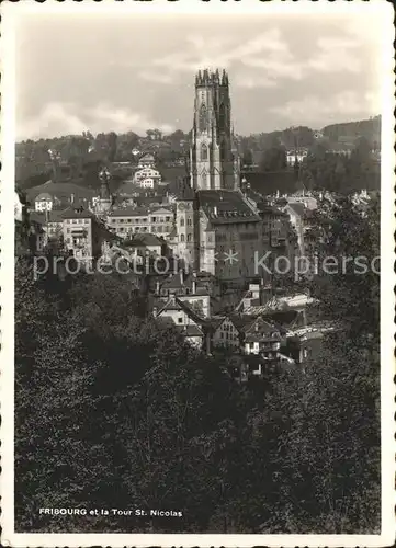 Fribourg FR Tour de Saint Nicolas Kat. Fribourg FR