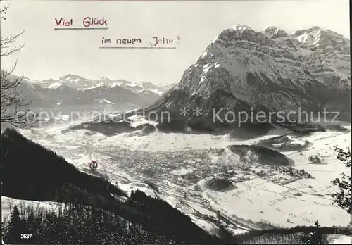 Glarus GL Panorama mit Glaernischkette Kat. Glarus