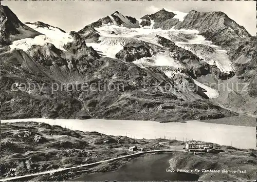 Berninapass Lago Bianco mit Piz Cambrena