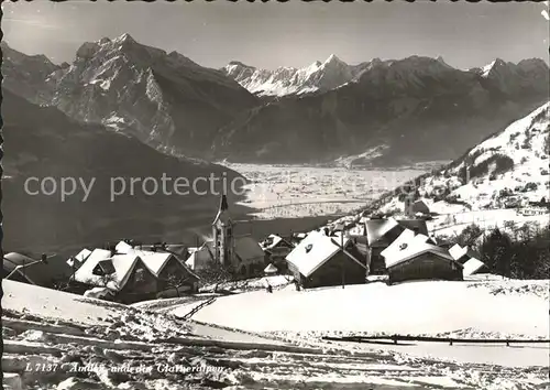 Amden SG mit Glarner Alpen Kat. Amden