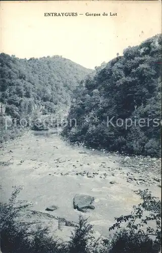 Entraygues sur Truyere Gorges du Lot Kat. Entraygues sur Truyere