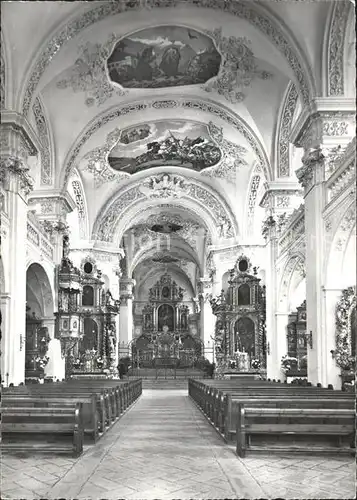 Disentis GR Klosterkirche innen Kat. Disentis