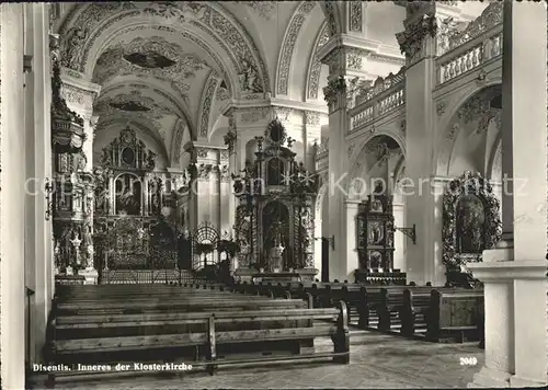 Disentis GR Klosterkirche innen Kat. Disentis