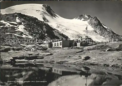 Fuorcla Surley Berghaus Bergsee Piz Corvatsch