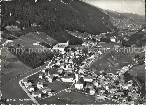 Disentis GR Fliegeraufnahme Kat. Disentis