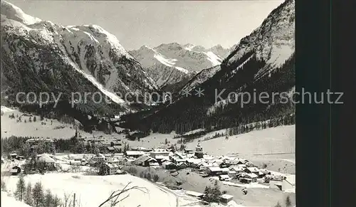 Berguen Bravuogn GR Gesamtansicht mit Alpenpanorama Wintersportplatz Kat. Berguen