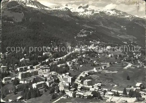 Crans sur Sierre Fliegeraufnahme Alpenpanorama Kat. Crans Montana