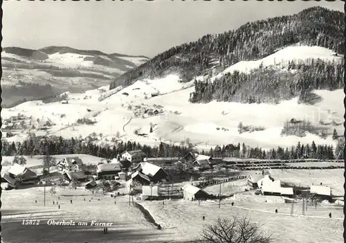 Oberholz Farner Panorama Wintersportplatz Skipiste