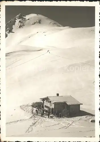 Arosa GR Weisshornhuette Wintersportplatz Plessur Alpen Kat. Arosa